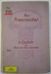 Cm 6091: Aus Franzensbad : sechs Episteln ([1913])