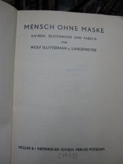 Cm 6084: Mensch ohne Maske (1933)