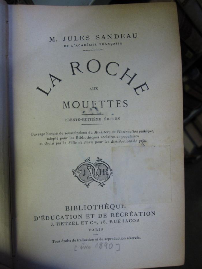 Ct 1539: La Roche aux Mouettes ([1890])