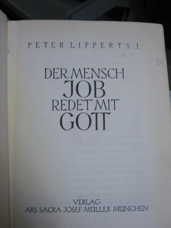 Cm 1593: Der Mensch Job redet mit Gott ([o.J.])