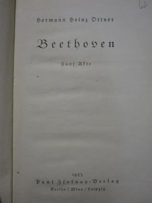 Cm 2439: Beethoven (1935)