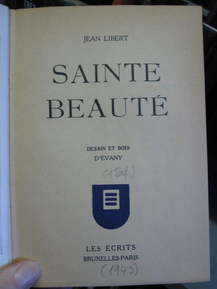 Ct 1557: Sainte Beauté ([1943])