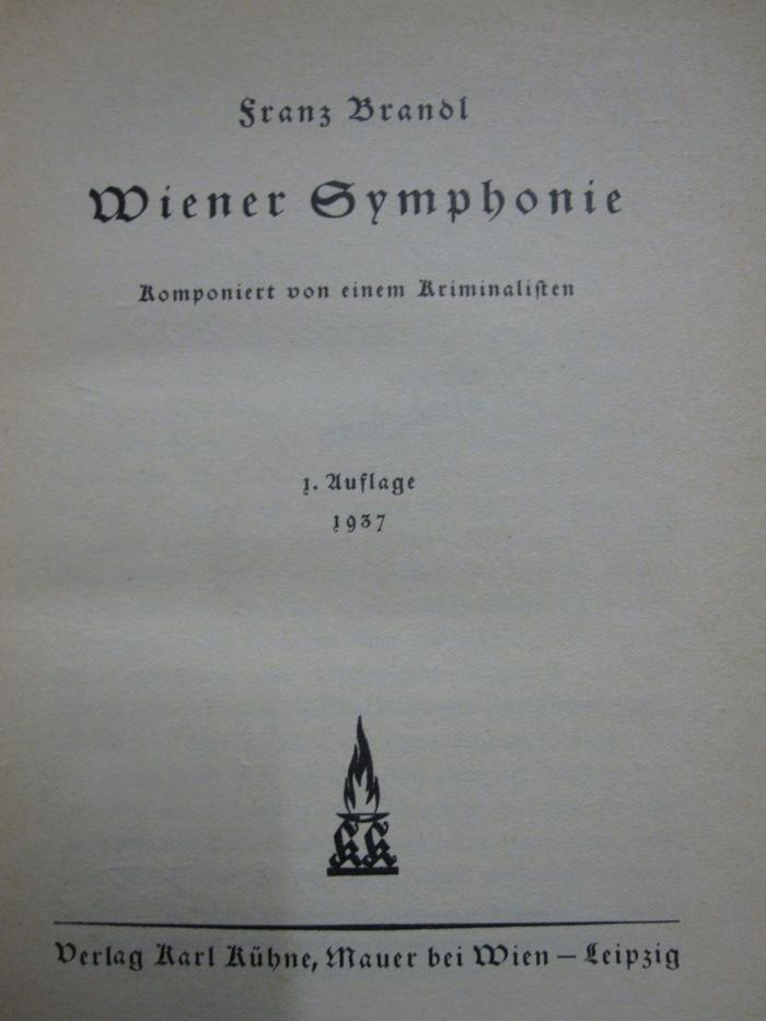 Cm 6205: Wiener Symphonie (1937)