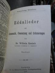 Cr 268 2.Ex.: Eddalieder (1906)
