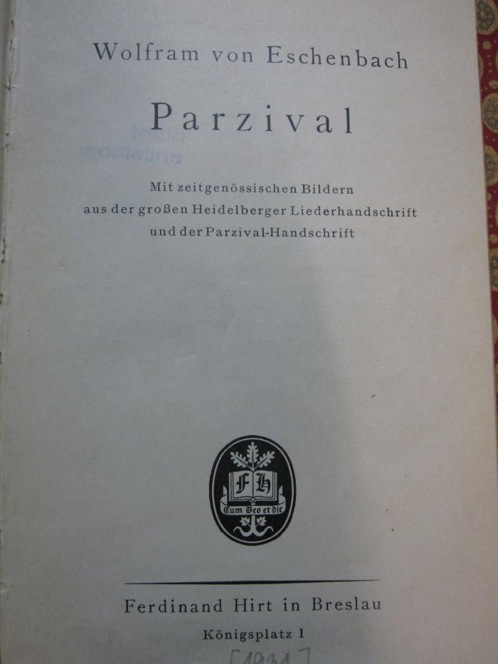 Ck 129: Parzival ([1931])