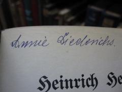 G46 / 3466 (Diederichs, Annie), Von Hand: Autogramm, Name; 'Annie Diederichs'. 