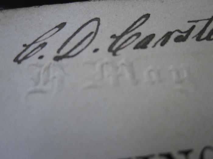 Cq 1822: Night and morning (1858);G46 / 3642 (May, H.), Prägung: Name; 'H May'. 