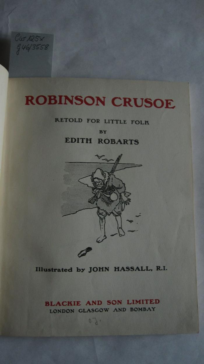 Cw 125 x: Robinson Crusoe ([o.J.])