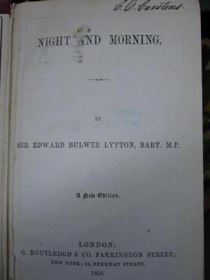 Cq 1822: Night and morning (1858)