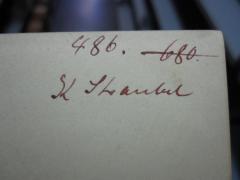 G46 / 4202 (Straubel[?], K.), Von Hand: Autogramm, Name, Nummer; '486. 680.[durchgestrichen] K Straubel[?]'. 