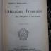 Cs 458 ao: Histoire Sommaire de la Littérature Francaise ([1906])