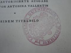 G46 / 1475 (Lettland. Gesandtschaft (Berlin)), Stempel: Name, Ortsangabe, Wappen; 'Latvijas Sūtniecība Berlinē'.  (Prototyp)