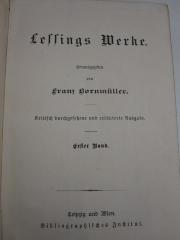 Cl 450 1: Lessings Werke ([o.J.])