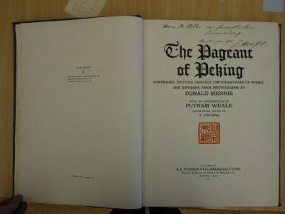  The Pageant of Peking : Comprising 66 Van Dyck photogravures of Peking and environs (1922)