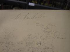G46II / 695 (Herz, Else;Perrier, [?]), Von Hand: Name, Ortsangabe, Widmung; 'Else Herz Paris Geschenk von Perriers'. 