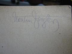 51 / 4120 (Ziegler, Martin), Von Hand: Name, Autogramm; 'Martin Ziegler'. 
