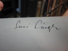 51 / 5157 (Singer, Susi), Von Hand: Autogramm, Name; 'Susi Singer'. 