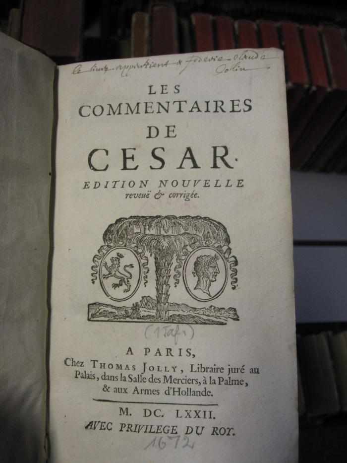 Ab 433: Les Comentaires de Cesar (1672)