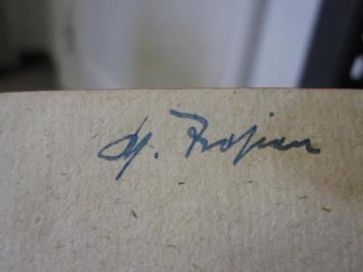 Ab 463 2: Römische Alterthümer (1772);46 / 1824 (Trosian[?], [?]), Von Hand: Autogramm, Name; 'Dr. Trosian[?]'. 