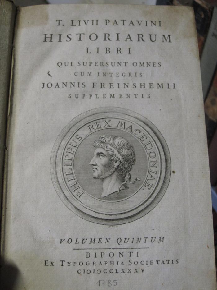 Ab 570 5: Patauini Historiarum Libri (1785)