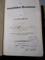 Aq 106: Geschichte der französischen Revolution (1842)
