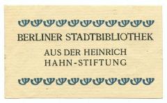 Exlibris-Nr.  106