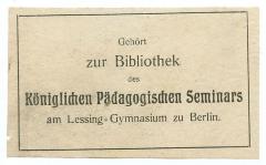Exlibris-Nr.  354