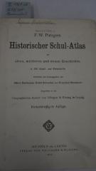 II 1961 cd 1910: Historischer Schul-Atlas (1910)