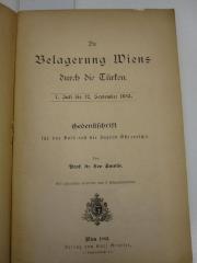  Die Belagerung Wiens durch die Türken (1883)