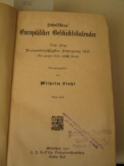  Schulthess' Europäischer Geschichtskalender. (1920)