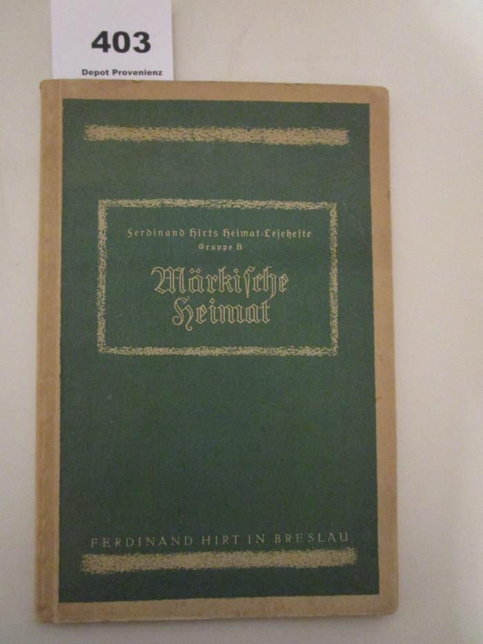  Märkische Heimat (1925)