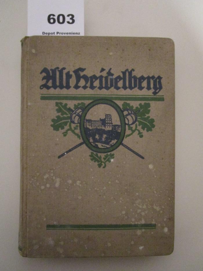 Wa 1191: Alt-Heidelberg : Die beliebtesten Kommers-, Studenten- und Volkslieder (o.J.)