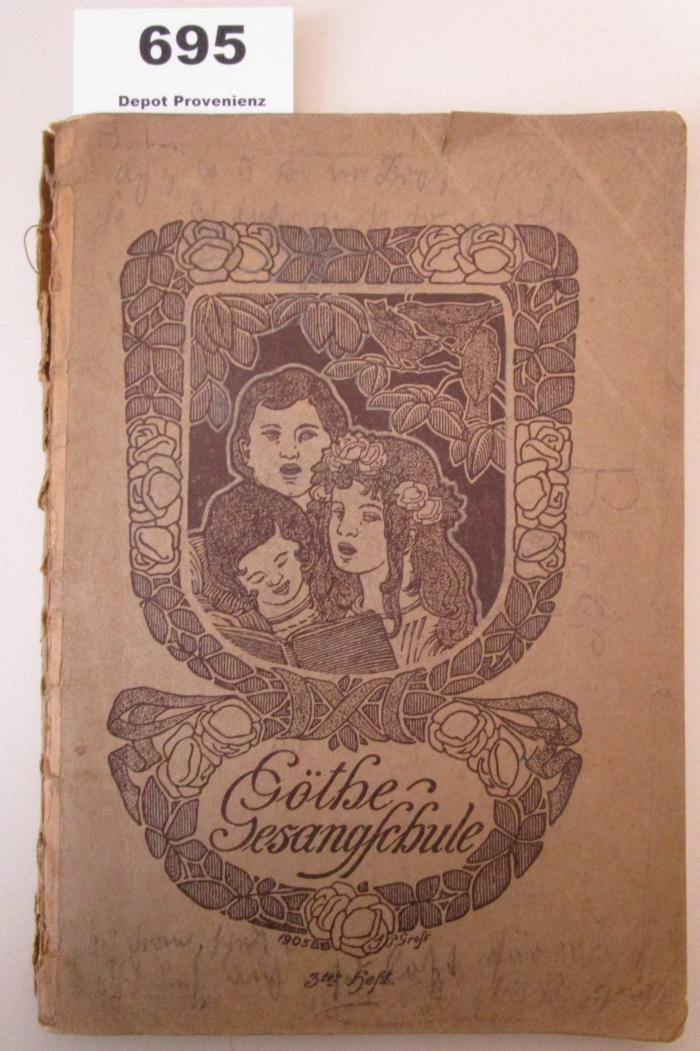  Göthe, Gesangschule : Liederbuch für Volksschulen (1913)