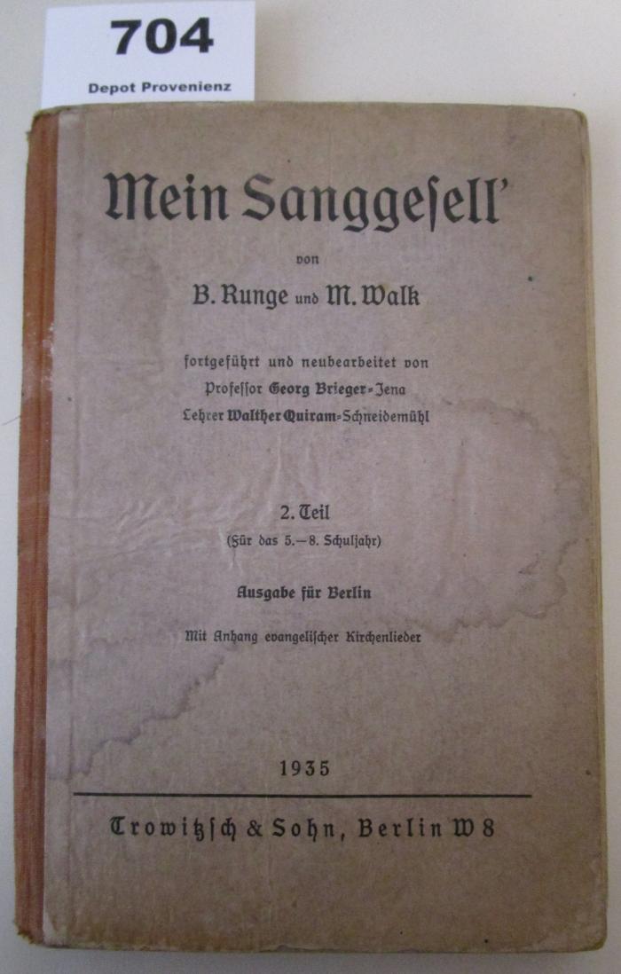  Mein Sanggesell' (1935)