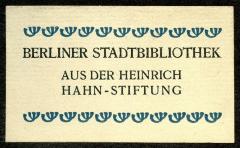 Exlibris-Nr.  508