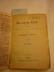  Man sucht einen Erzieher : Lustspiel in zwei Aufzügen (o.J.)