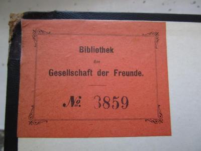  Die Straßen Breslaus (1896);- (Gesellschaft der Freunde (Berlin)), Stempel: Signatur; '3859'. 