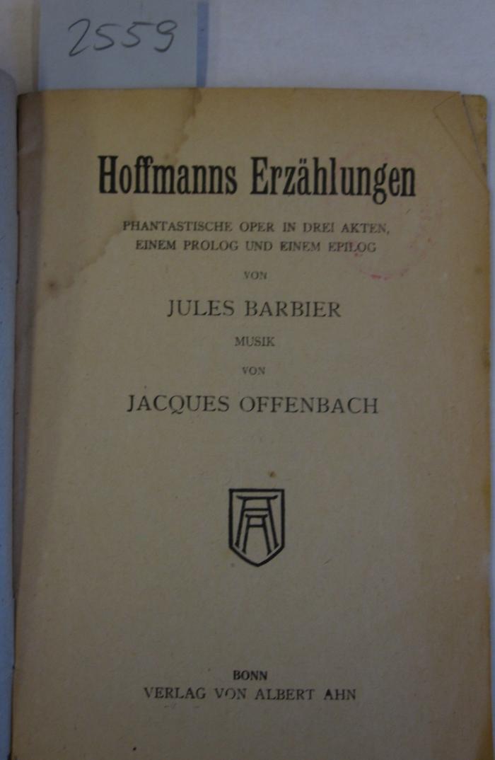  Hoffmanns Erzählungen ([o.J.])