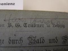 - (Hirsch, Hans), Von Hand: Autogramm, Name; 'Hans Hirsch.'. 
