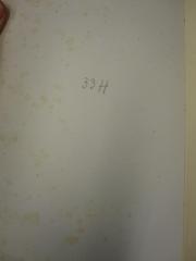 - (St. Bonifatiuskloster Hünfeld. Bibliothek), Von Hand: Signatur; '33H'. 