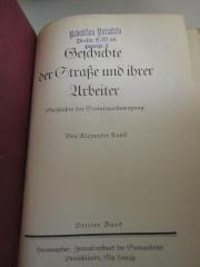 MB 3211 : Geschichte der Organisationen der Straßenbauarbeiter : Die Zünfte, der Verband, die Internationale : Die Unternehmerorganisation ([1929])