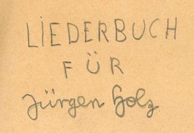  Hawa Naschira! (Auf, Laßt uns singen!) : Liederbuch für Unterricht, Bund und Haus (1935);- (Holz, Jürgen), Von Hand: Name; 'Liederbuch für Jürgen Holz'. 