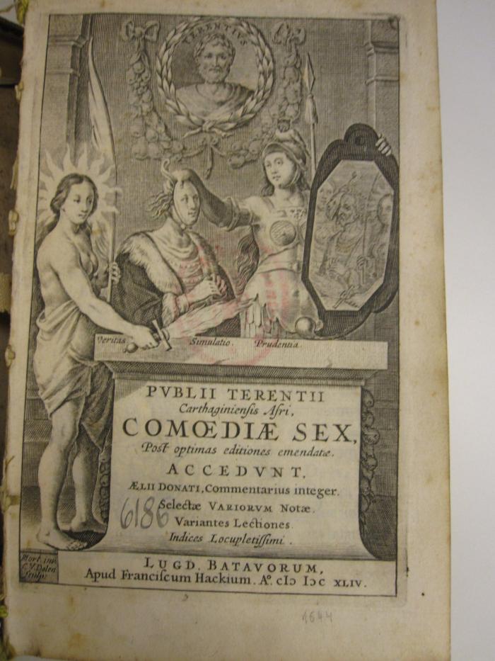  [Comoediae] Publii Terentii, Carthaginiensis Afri, Comoediae Sex : post optimas editiones emendatae (1644)