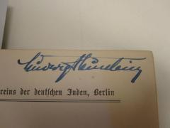 - (Ruschin, Ludwig), Von Hand: Autogramm; 'Ludwig Ruschin'. 
