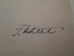 - (Scheel, F.), Von Hand: Autogramm, Name; 'F. Scheel'. 