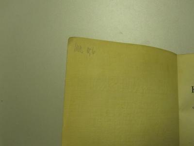 MB 6366: Karl Kautsky : Skizze zur Geschichte der geistigen und politischen Entwicklung der deutschen Arbeiterklasse : ihrem Lehrmeister Kautsky zum fünfundsiebzigsten Geburtstag gewidmet (1929);- (Franz-Mehring-Bibliothek), Von Hand: Signatur; 'MB 0,6'. 