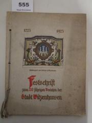  Politische Geschichte der Stadt Witzenhausen (1925)