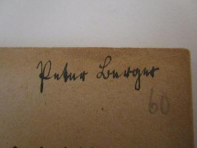  Märkische Sagen (o.J.);- (Berger, Peter), Von Hand: Autogramm, Name; 'Peter Berger'. 