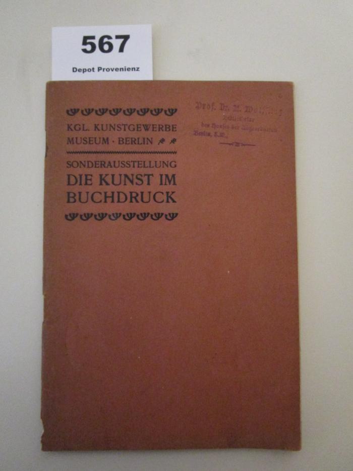  Führer durch die Sonderausstellung dei Kunst im Buchdruck : November - Dezember 1898 (1898)