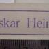 G46 / 1199 (Hein, Oskar), Stempel: Name; 'Oskar Hein.'.  (Prototyp)